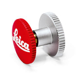SOFT RELEASE BUTTON "LEICA", 8MM, RED