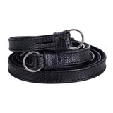 LEICA LEATHER CARRYING STRAPS, LIZARD LOOK BLACK