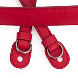 CARRYING STRAP, FULL GRAIN COWHIDE,RED
