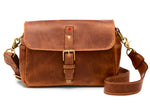 LEICA COLLECTION BY ONA, BOWERY CAMERA BAG, ANTIQUE COGNAC