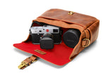 LEICA COLLECTION BY ONA, BOWERY CAMERA BAG, ANTIQUE COGNAC