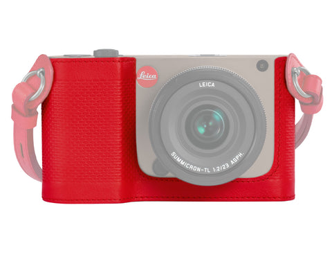 LEICA PROTECTOR FOR TL, LEATHER, RED