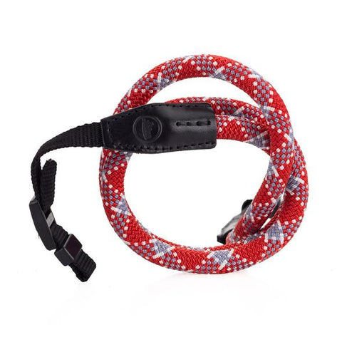 LEICA ROPE STRAP "SO", RED CHECK, 100CM, DESIGNED BY COOPH