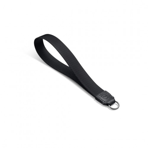 Leica Wrist strap, fabric, leather, black