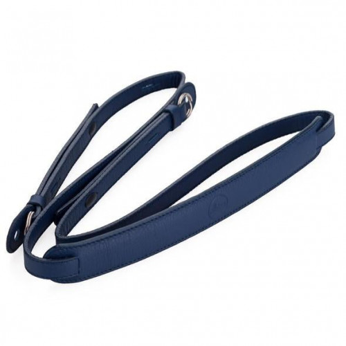 Leica Leather Carrying Strap, Dark Blue