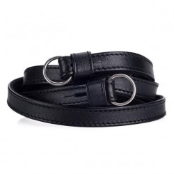 Leica Carrying Strap, Saddle Leather Black