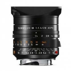 Leica Summilux-M 28mm F/1.4 Asph. Black Anodized