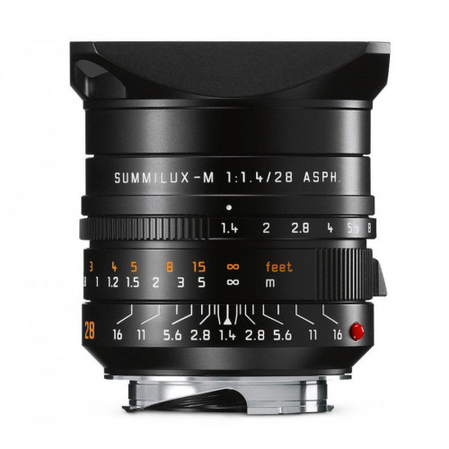 Leica Summilux-M 28mm F/1.4 Asph. Black Anodized