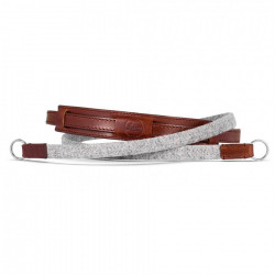 Leica Neck Strap Lifestyle, Leather/Fabric, Grey