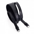 Leather Strap, Black With Shoulder Section