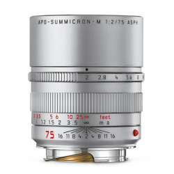 Leica Apo-Summicron-M 75mm F/2 Asph. Silver Anodized